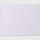 Lavendel Klassiek Gingham Cadeaupapier (Vlak)