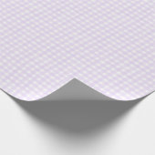 Lavendel Klassiek Gingham Cadeaupapier (Hoek)