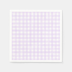 Lavendel Klassiek Gingham Servet