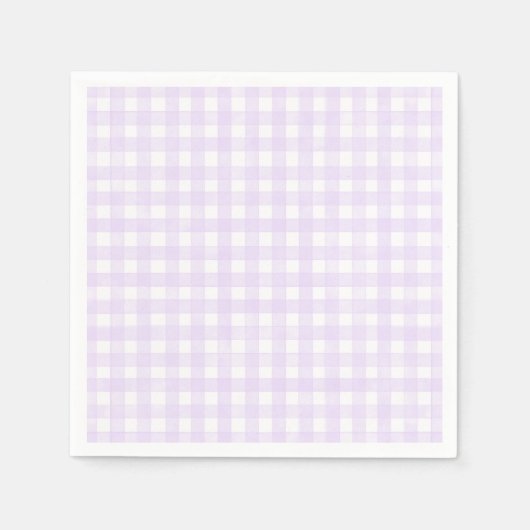 Lavendel Klassiek Gingham Servet (Voorkant)
