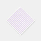 Lavendel Klassiek Gingham Servet (Hoek)