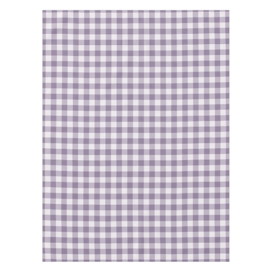 Lavendel Klassieke Ginghamruit Tafelkleed (Voorkant)
