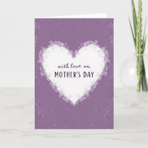 Lavendel Kleuren Moederdagkaart Kaart