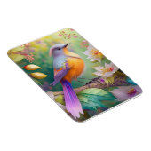 Lavendel Kop Oranje Borst Fantasie Vogel Magneet (Rechterzijde)