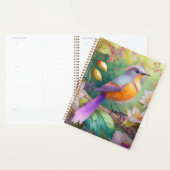 Lavendel Kop Oranje Borst Fantasie Vogel Planner (Display)