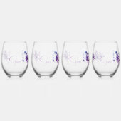 Lavendel Koppels Gift Drinkware Set Wijnglas Zonder Voet (Links)