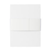 Lavendel krans gepersonaliseerde bruiloft uitnodigingen wikkel (Achterkant Voorbeeld)