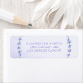 Lavendel krans Waterverf Etiket (Insitu)