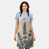  Lavendel Kruidenkeuken Schort (Gedragen)