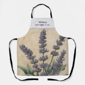  Lavendel Kruidenkeuken Schort (Voorkant)