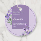 Lavendel Kruidenthee Zakelijk Label (Voorkant)