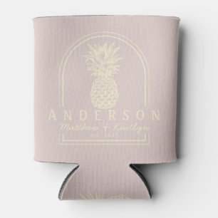 Lavendel Kus Ananas Trouwboog & Naam Blikjeskoeler