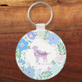 Lavendel Labrador Retriever - Aangepaste foto & na Sleutelhanger (Voorkant)