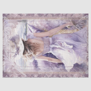 Lavendel Lady Lace Tissuepapier