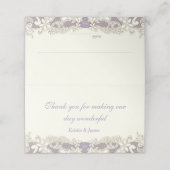 Lavendel  Land Bloemen Zitplaatsen Plaatskaartje (Buitenkant ongevouwen)