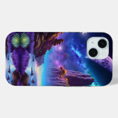 Lavendel Landschap Fantasie Case-Mate iPhone Case (Achterkant (horizontaal))