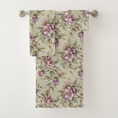 Lavendel lange stengel Rozen Bad Handdoek (Insitu)