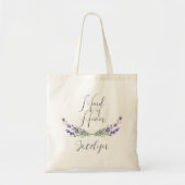 Lavendel Laurel Maid of Honor Wedding Tote Bag (Voorkant)
