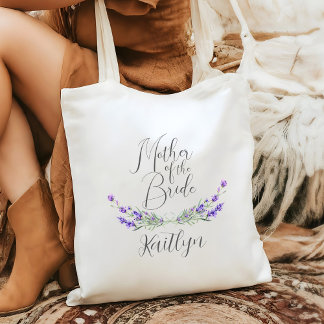 Lavendel Laurier Moeder van de Bruid Trouw  Tote Bag