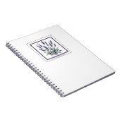 Lavendel Lavandula Bloemen Kruidenboek Notitieboek (Rechterzijde)