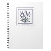 Lavendel Lavandula Bloemen Kruidenboek Notitieboek (Voorkant)