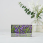 Lavendel | Lavendel Visitekaartje (Staand voorkant)