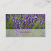 Lavendel | Lavendel Visitekaartje (Achterkant)