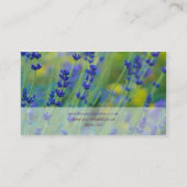 Lavendel | Lavendel Visitekaartje (Achterkant)