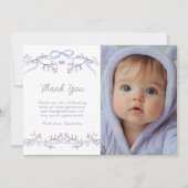 Lavendel Lente Tuin Alle Leeftijden Foto Bedankkaart (Voorkant)