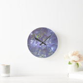 Lavendel licht paarse bloemenhydrangeas ronde klok (Huis)