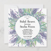 Lavendel Liefde Bloemen Eucalyptus Vrijgezellenfee Kaart (Voorkant)