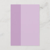 Lavendel Liefde Bruiloft Accommodatie Informatiekaartje (Achterkant)