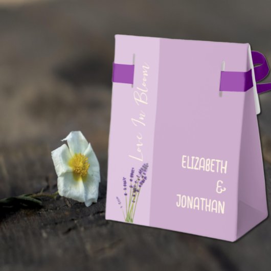 Lavendel Liefde Bruiloft Bedankdoosjes