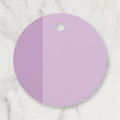 Lavendel Liefde Bruiloft Bedankjes Labels (Achterkant)