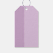 Lavendel Liefde Bruiloft Cadeaulabel (Achterkant)