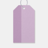 Lavendel Liefde Bruiloft Cadeaulabel (Achterkant)