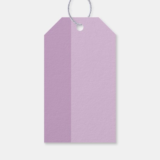Lavendel Liefde Bruiloft Cadeaulabel (Achterkant)