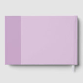 Lavendel Liefde Bruiloft Gastenboek (Achterkant)