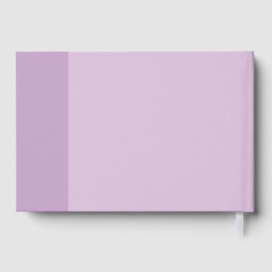 Lavendel Liefde Bruiloft Gastenboek (Achterkant)