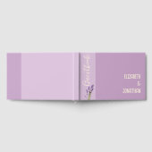 Lavendel Liefde Bruiloft Gastenboek (Volledig)