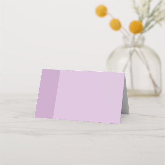 Lavendel Liefde Bruiloft Plaatskaartje (Achterkant)