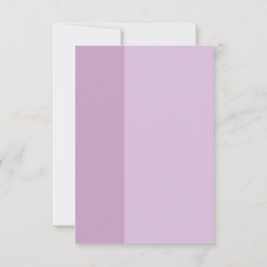 Lavendel Liefde Bruiloft RSVP Kaartje (Achterkant)