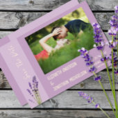 Lavendel Liefde Bruiloft Save The Date