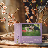 Lavendel Liefde Bruiloft Save The Date