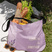 Lavendel Liefde Bruiloft Tote Bag