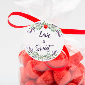 Lavendel Liefde is lief dank je bruiloft gunst Bedankjes Labels