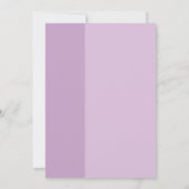 Lavendel Liefde Verlovingsfeest Kaart (Achterkant)