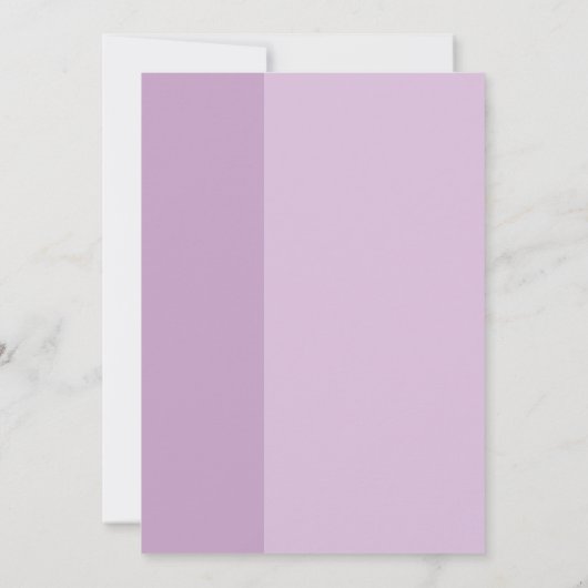 Lavendel Liefde Vrijgezellenfeest Kaart (Achterkant)