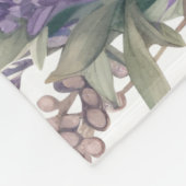 Lavendel Liefdesvogels  Fleece Deken (Hoek)