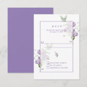 Lavendel Lieve Lieve Schatjes RSVP (Voorkant / Achterkant)